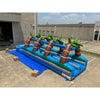 Image of Eagle Bounce Inflatable Bouncers 10'H Dual Lane Palm Tree Slip n Splash by Eagle Bounce