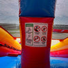 Image of Eagle Bounce Inflatable Bouncers 15'H Dual Lane Ren n Blue Slide by Eagle Bounce