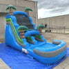 Image of Eagle Bounce Inflatable Bouncers 15'H Palm Tree Water Slide by Eagle Bounce