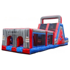 eInflatables Inflatable Bouncers 16'H Mega Infusion Obstacle 1 and 3 by eInflatables 5238
