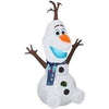 Image of Gemmy Inflatables Christmas Inflatables 4' Disney's Frozen Olaf w/ Christmas Blue Scarft by Gemmy Inflatable
