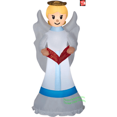 Gemmy Inflatables Christmas Inflatables 6' Christmas Angel by Gemmy Inflatable 11572 6' Christmas Angel by Gemmy Inflatable SKU#11572