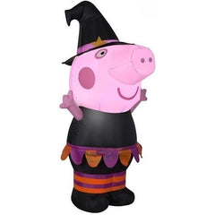 Gemmy Inflatables Halloween Inflatables 3 1/2' Halloween Peppa the Pig as Witch by Gemmy Inflatables 225471 3 1/2' Halloween Peppa the Pig as Witch by Gemmy Inflatables 