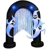 Image of Gemmy Inflatables Halloween Inflatables 9' Lightshow Short Circuit Ghost Archway by Gemmy Inflatables 550316