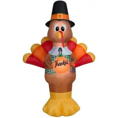 Gemmy Inflatables Inflatable Party Decorations 10' Giant Thanks giving Turkey w/ Pumpkin by Gemmy Inflatables 11' Giant Thanksgiving Turkey by Gemmy Inflatables SKU# Y810
