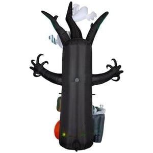 Gemmy Inflatables Inflatable Party Decorations 10'H Kaleidoscope Scary Tree w/ Ghost and Skeleton by Gemmy Inflatables 551077 - 306387