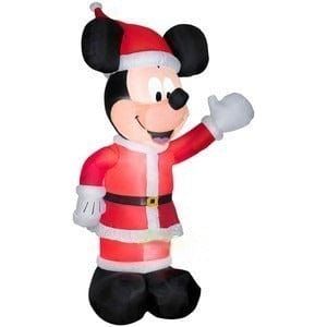 Gemmy Inflatables Inflatable Party Decorations 11' Disney Mickey Mouse As Santa by Gemmy Inflatables