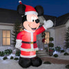 Image of Gemmy Inflatables Inflatable Party Decorations 11' Disney Mickey Mouse As Santa by Gemmy Inflatables 86994