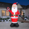 Image of Gemmy Inflatables Inflatable Party Decorations 11' Giant Santa Claus Holding Candy Cane by Gemmy Inflatables 880855