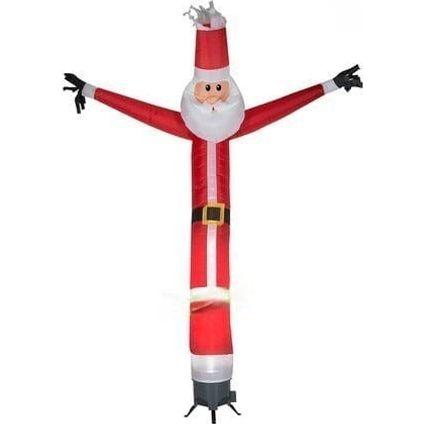 Gemmy Inflatables Inflatable Party Decorations 12' Gemmy Airblown Inflatable JIGGLER Air Dancer Christmas Jolly Santa Claus by Gemmy Inflatables 12' Giant Santa Claus Holding Present and Candy Cane Gemmy Inflatables