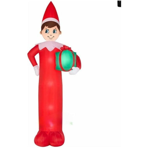 Gemmy Inflatables Inflatable Party Decorations 20' Inflatable Colossal Elf on the Shelf w/ Christmas Present by Gemmy Inflatables