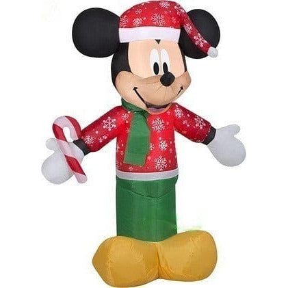 Gemmy Inflatables Inflatable Party Decorations 3 1/2' Christmas Mickey Mouse in Snowflake Outfit by Gemmy Inflatables 119259