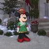 Image of Gemmy Inflatables Inflatable Party Decorations 3 1/2' Disney Christmas Minnie Mouse as Toy Soldier by Gemmy Inflatables 3 1/2' Christmas Disney Minnie Mouse w/ Candy Cane Gemmy Inflatables