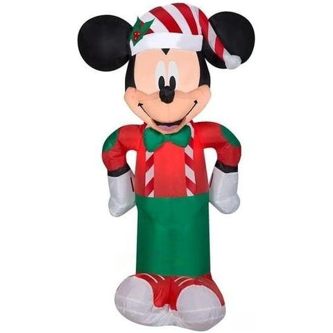 Gemmy Inflatables Inflatable Party Decorations 3.5'H Christmas Disney Mickey Mouse In Holiday Outfit by Gemmy Inflatables 3.5'H Mickey Mouse in Christmas Holiday Outfit by Gemmy Inflatables