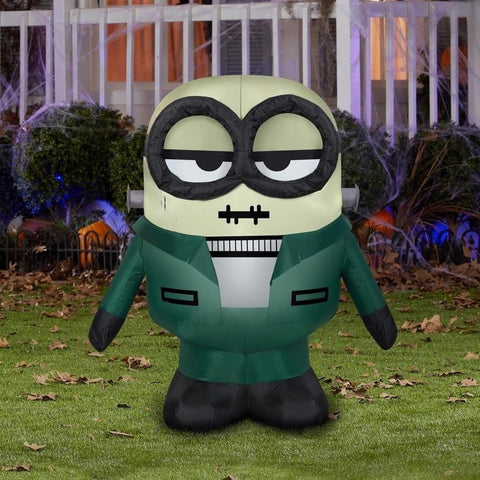 Gemmy Inflatables Inflatable Party Decorations 3'Halloween Minions Bob as Frankenstein Monster by Gemmy Inflatables 222495