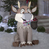 Image of Gemmy Inflatables Inflatable Party Decorations 4.5' Christmas Disney's Sven w/ Candy Cane by Gemmy Inflatables 881015 4.5' Christmas Disney's Sven w/ Candy Cane by Gemmy Inflatables SKU# 881015