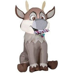 Gemmy Inflatables Inflatable Party Decorations 4.5' Christmas Disney's Sven w/ Candy Cane by Gemmy Inflatables 881015 4.5' Christmas Disney's Sven w/ Candy Cane by Gemmy Inflatables SKU# 881015