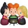 Image of Gemmy Inflatables Inflatable Party Decorations 4.5' Disneys Hocus Pocus Sanderson Sisters w/ Cauldron by Gemmy Inflatables 6.5' Disney's Hocus Pocus Sanderson Sisters Banner Gemmy Inflatables
