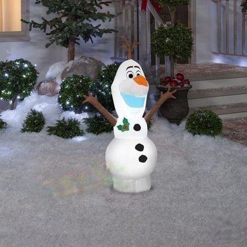 Gemmy Inflatables Inflatable Party Decorations 4' Frozen's Standing Olafe by Gemmy Inflatables