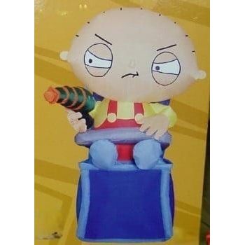 Gemmy Inflatables Inflatable Party Decorations 4'H Air blown Inflatable Stewie from Family Guy by Gemmy Inflatables 30481