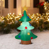 Image of Gemmy Inflatables Inflatable Party Decorations 4'H Gemmy Airblown Green Christmas Tree by Gemmy Inflatables 117254