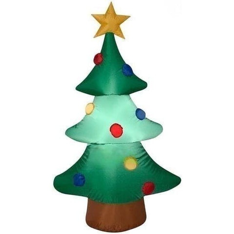 Gemmy Inflatables Inflatable Party Decorations 4'H Gemmy Airblown Green Christmas Tree by Gemmy Inflatables 4' Green Christmas Tree by Gemmy Inflatables SKU# 116839-1292357