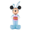 Image of Gemmy Inflatables Inflatable Party Decorations 4'H  Mickey Mouse Blue Bunny Suit Easter Egg by Gemmy Inflatables 441058