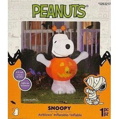 Gemmy Inflatables Inflatable Party Decorations 4'H Peanut's Halloween Snoopy in Pumpkin Costume by Gemmy Inflatables 5263217 10'H Kaleidoscope Scary Tree Ghost and Skeleton by Gemmy Inflatables