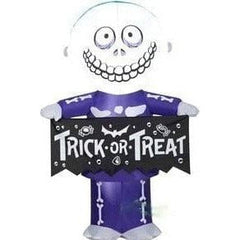 Gemmy Inflatables Inflatable Party Decorations 5' Barrel w/ Mask and Halloween Banner by Gemmy Inflatable 3 1/2' Tim Burton’s Nightmare Before Christmas Barrel Gemmy Inflatable