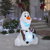 Image of Gemmy Inflatables Inflatable Party Decorations 5' Christmas Disney Frozen Olaf Holding Hot Cocoa by Gemmy Inflatables 881016