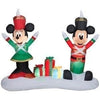 Image of Gemmy Inflatables Inflatable Party Decorations 5' Christmas Mickey and Minnie as Toy Soldiers by Gemmy Inflatables 4' Disney's Mickey Mouse Santa Minnie Mouse Present Gemmy Inflatables