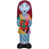 Image of Gemmy Inflatables Inflatable Party Decorations 5'H Gemmy Airblown Inflatable Nightmare Before Christmas Sally Holding Christmas Present by Gemmy Inflatables