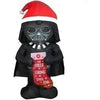 Image of Gemmy Inflatables Inflatable Party Decorations 5' Star Wars Darth Vader w/ Christmas Stocking by Gemmy Inflatables