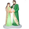 Image of Gemmy Inflatables Inflatable Party Decorations 6 1/2' Elegant Christmas Nativity Scene by Gemmy Inflatables