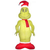 Image of Gemmy Inflatables Inflatable Party Decorations 6.5' Mixed Media Dr. Seuss Fuzzy Grinch by Gemmy Inflatables 881169