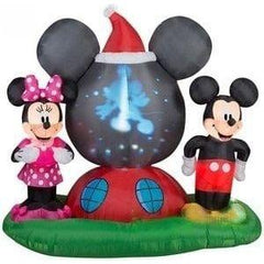 Gemmy Inflatables Inflatable Party Decorations 6'H Panoramic Projection Christmas Mickey Mouse Clubhouse Scene by Gemmy Inflatables 37631