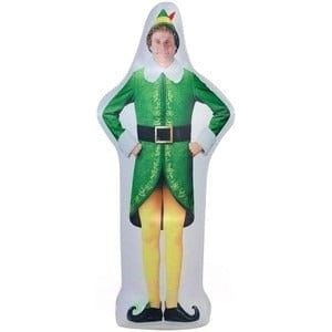 Gemmy Inflatables Inflatable Party Decorations 6'H Photorealistic Christmas Buddy The Elf by Gemmy Inflatables