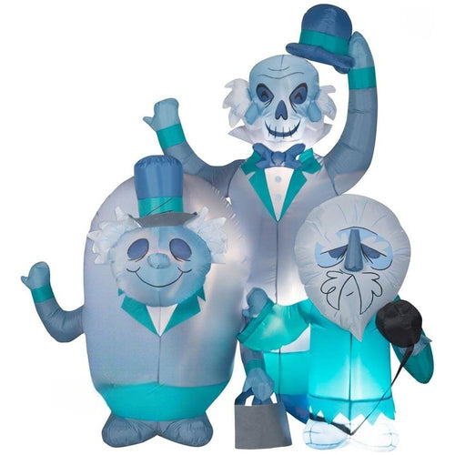 Gemmy 6' Tall x 4.9' Wide Haunted Mansion Hitchhiking