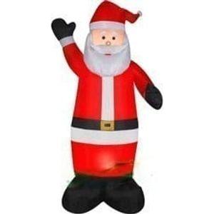 Gemmy Inflatables Inflatable Party Decorations 7'H Inflatable Santa Claus Waiving Right Hand by Gemmy Inflatables