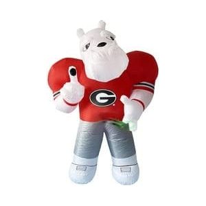 Gemmy Inflatables Inflatable Party Decorations 7'H NCAA Inflatable Georgia Hairy Bulldog Mascot by Gemmy Inflatables