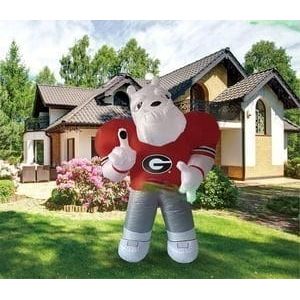 Gemmy Inflatables Inflatable Party Decorations 7'H NCAA Inflatable Georgia Hairy Bulldog Mascot by Gemmy Inflatables 496845-75226 - 142-100-M