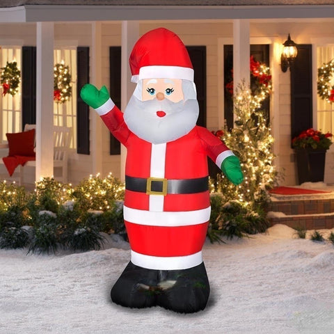 Gemmy Inflatables Inflatable Party Decorations 7' Inflatable Christmas Santa Claus by Gemmy Inflatables 119371