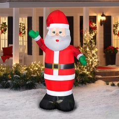 7' Christmas Santa Claus by Gemmy Inflatables