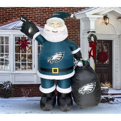 7' NFL Philadelphia EAGLES Santa Claus by Gemmy Inflatables