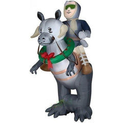 Gemmy Inflatables Inflatable Party Decorations 8'Disney Star Wars Taun Taun w/ Hans Solo Scene by Gemmy Inflatables 883039 - 19950
