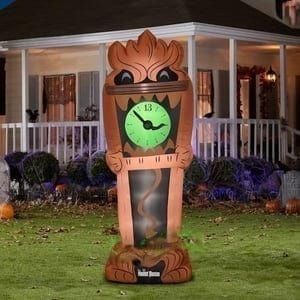 Gemmy Inflatables Inflatable Party Decorations 8'H Halloween The Haunted Mansion Clock by Gemmy Inflatables