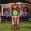 Image of Gemmy Inflatables Inflatable Party Decorations 8'H Halloween The Haunted Mansion Clock by Gemmy Inflatables