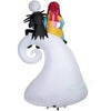 Image of Gemmy Inflatables Inflatable Party Decorations 9'H Projection Jack and Sally on Mountain w/ Zero by Gemmy Inflatables 551834 - 306677