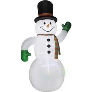 Gemmy Inflatables Lawn Ornaments & Garden Sculptures 20' Gemmy Airblown Inflatable Giant Snowman w/ Top Hat by Gemmy Inflatables