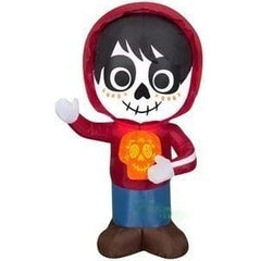 Gemmy Inflatables Seasonal & Holiday Decorations 3.5' Disney's Coco Skeleton Miguel w/ Jack O Lantern by Gemmy Inflatable 221242